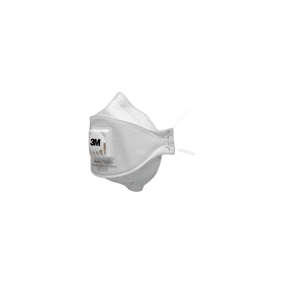 3M Aura 9332+ stofmasker FFP3 met uitademventiel